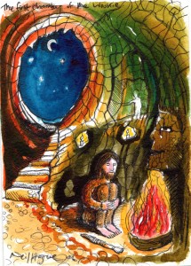 In the cave
